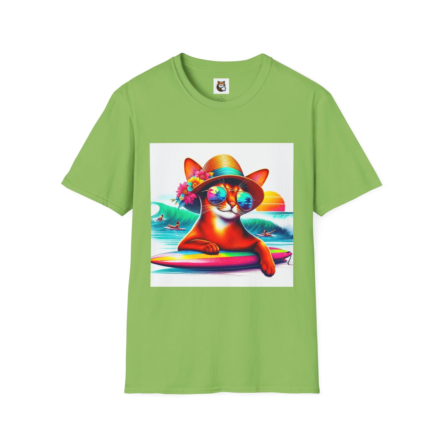 Abyssinian surfer Softstyle T-Shirt