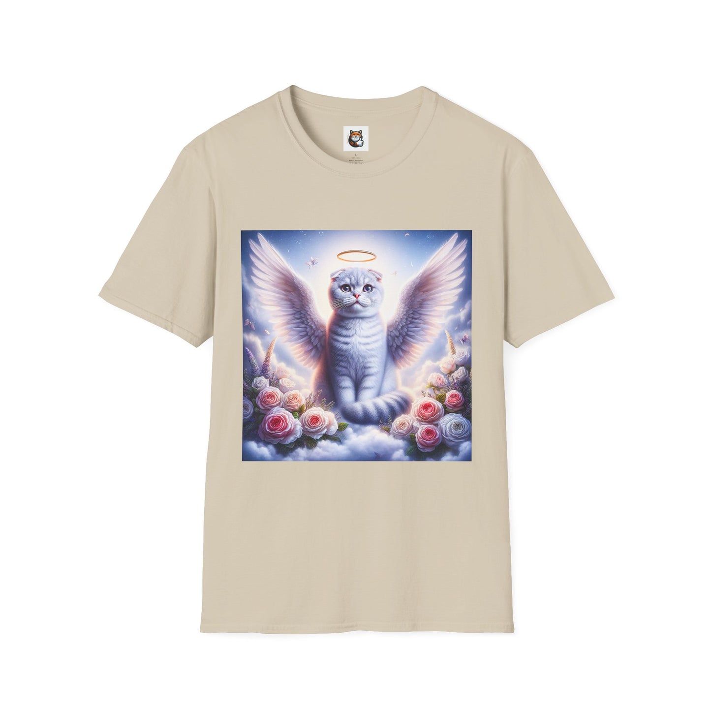 Scottish Fold Cat heavenly Angel T-Shirt