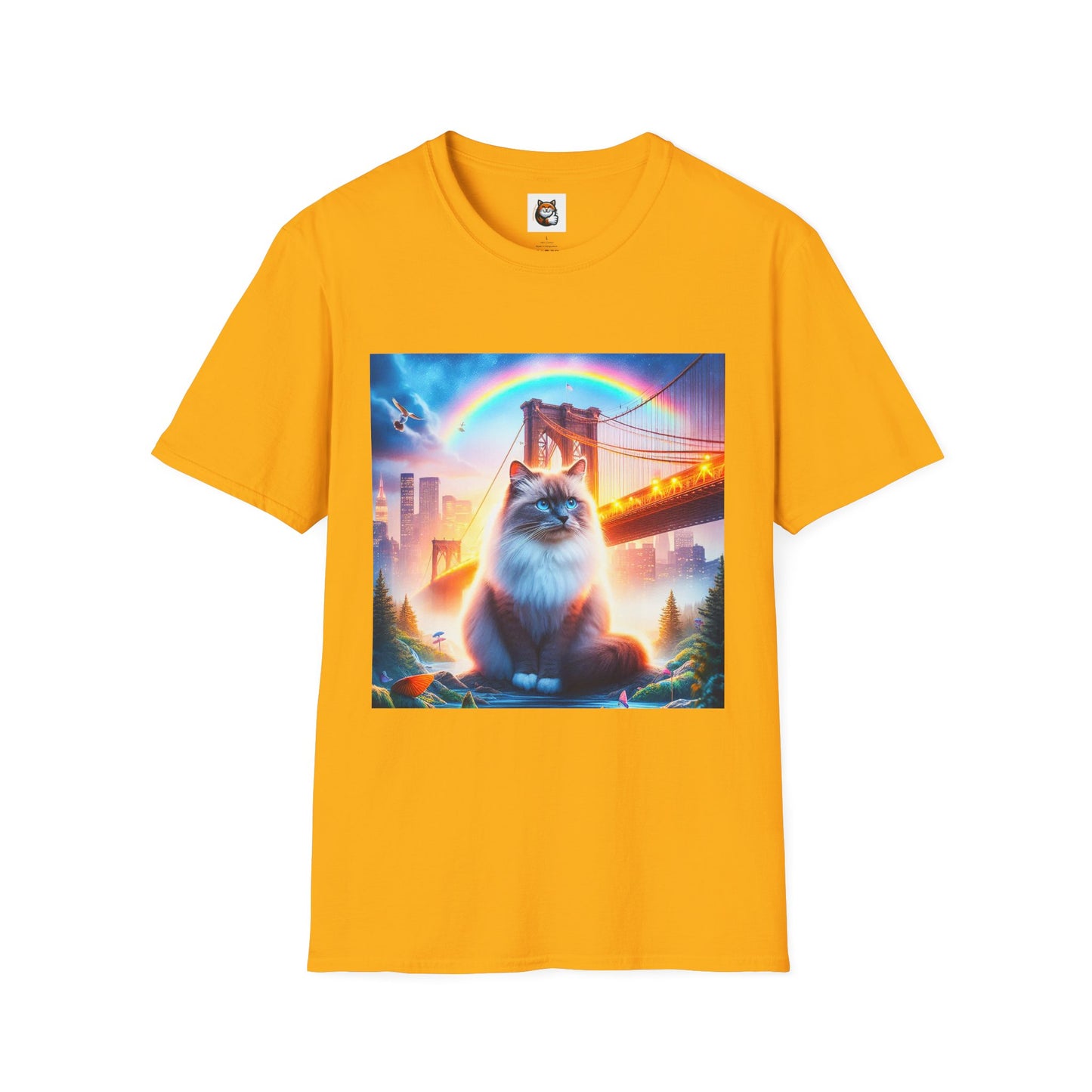 Ragdoll Unisex  rainbow bridge T-Shirt