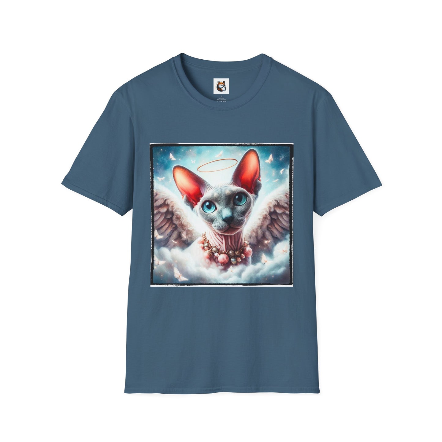 Cornish Rex Cat heavenly Angel  T-Shirt