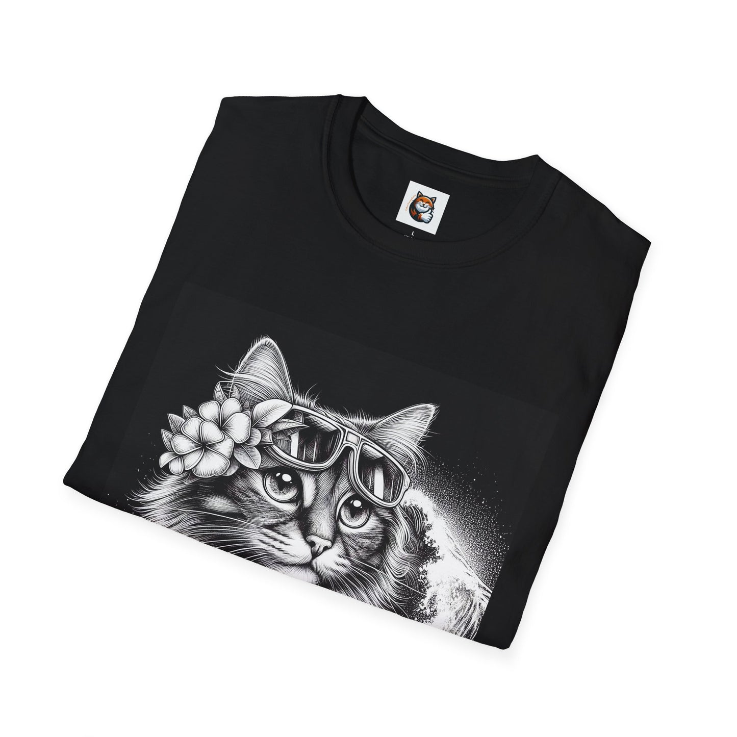 Domestic Cat black and white  T-Shirt