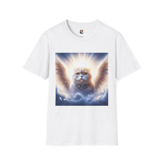 Scottish Fold Cat pretty Angel   T-Shirt