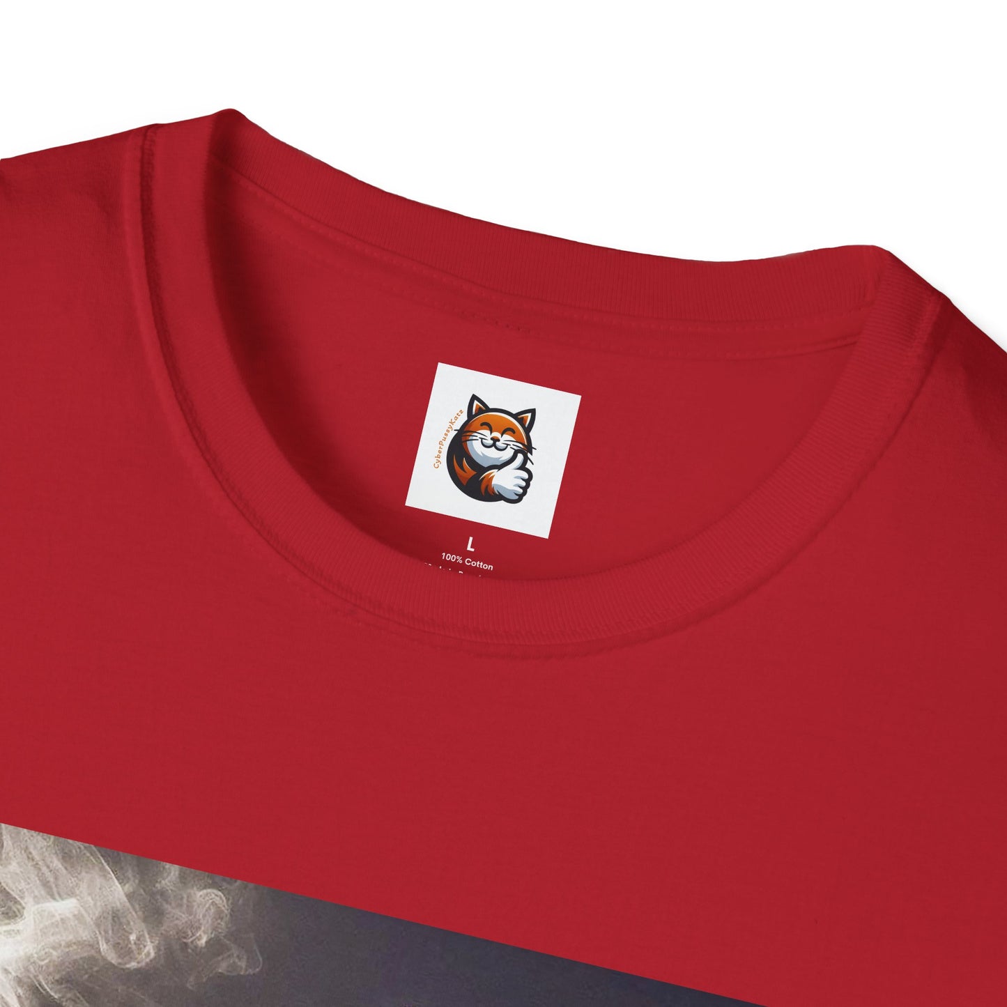 Russian Blue Cat Unisex Softstyle T-Shirt