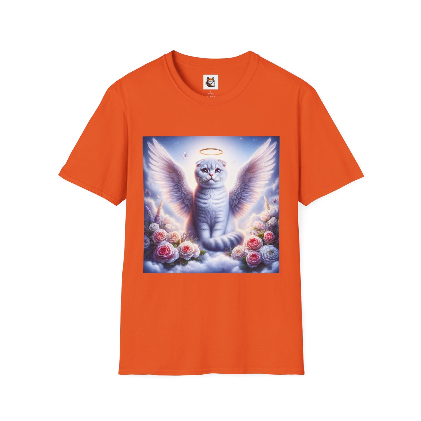 Scottish Fold Cat heavenly Angel T-Shirt