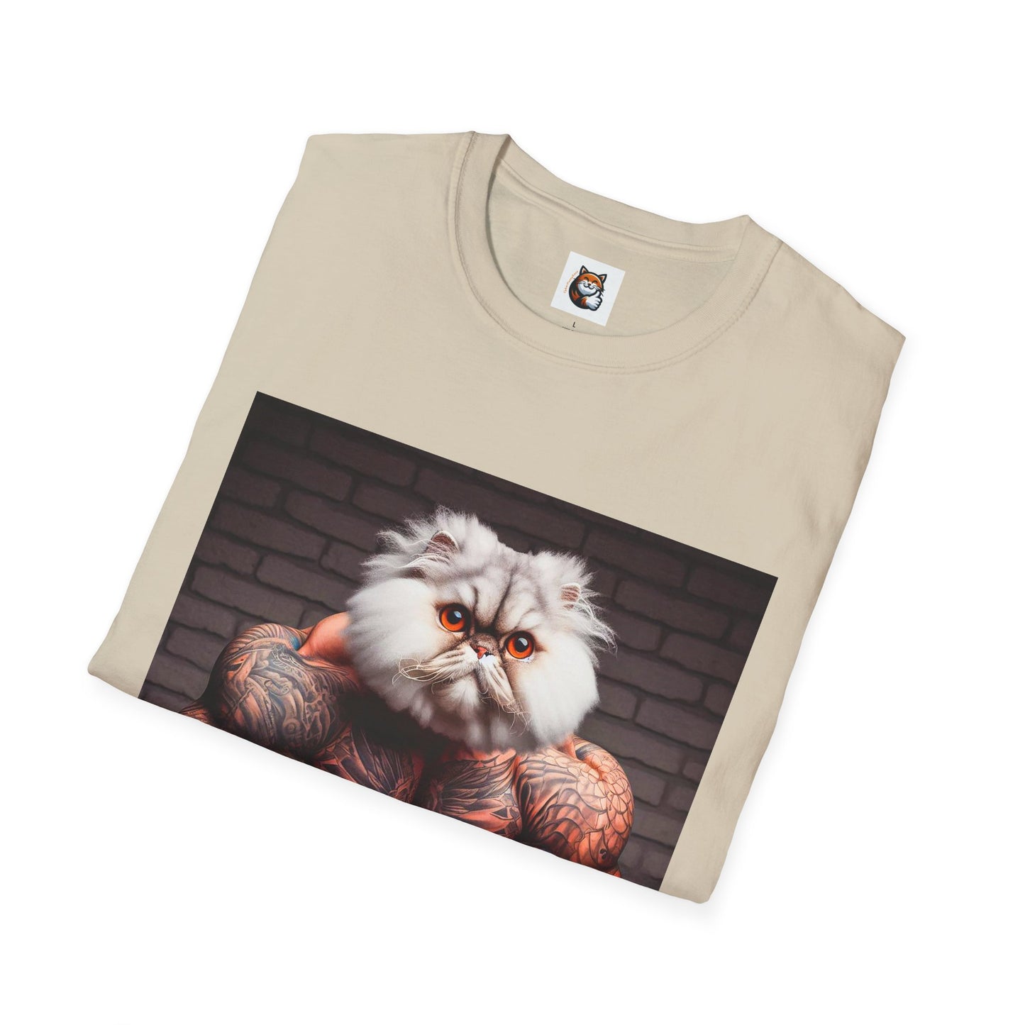 Selkirk Rex Cat T-Shirt arms
