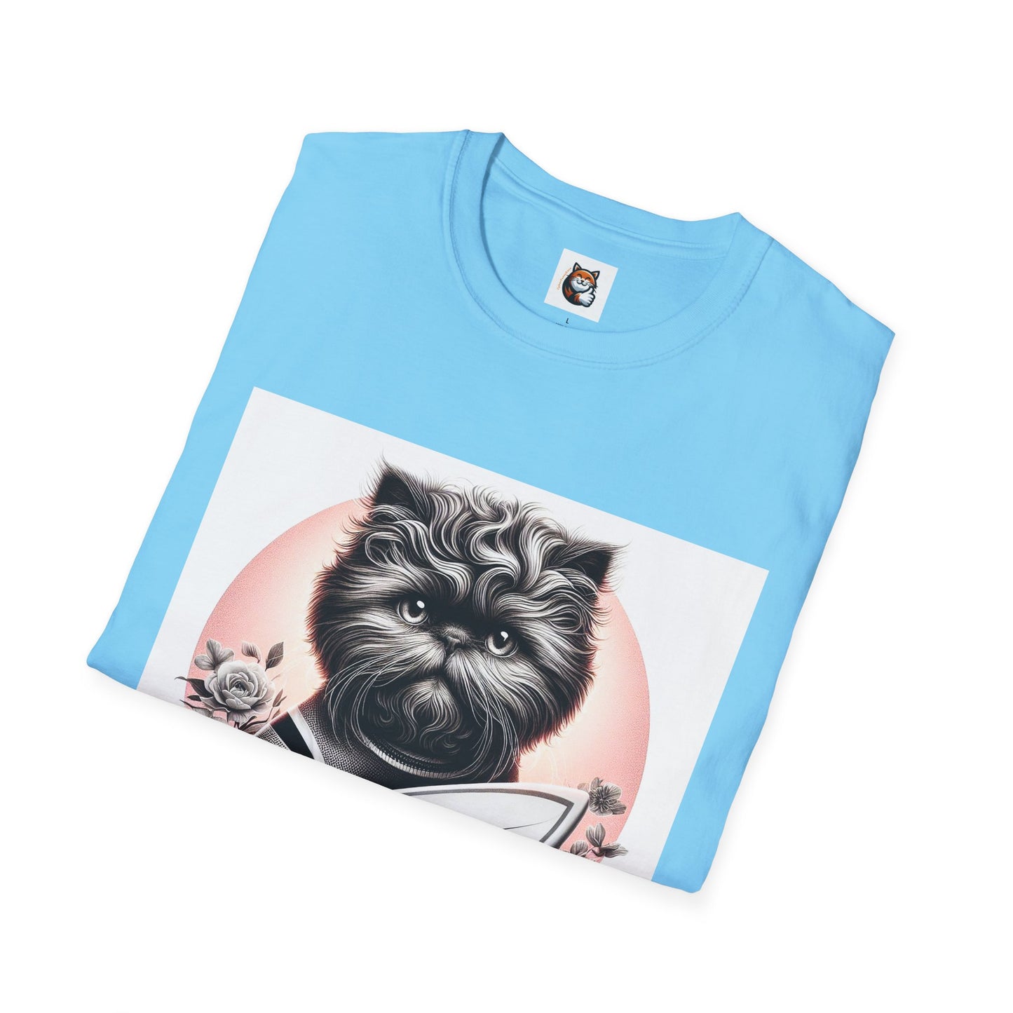 Selkirk Rex Cat T-Shirt fluffy surfer girl