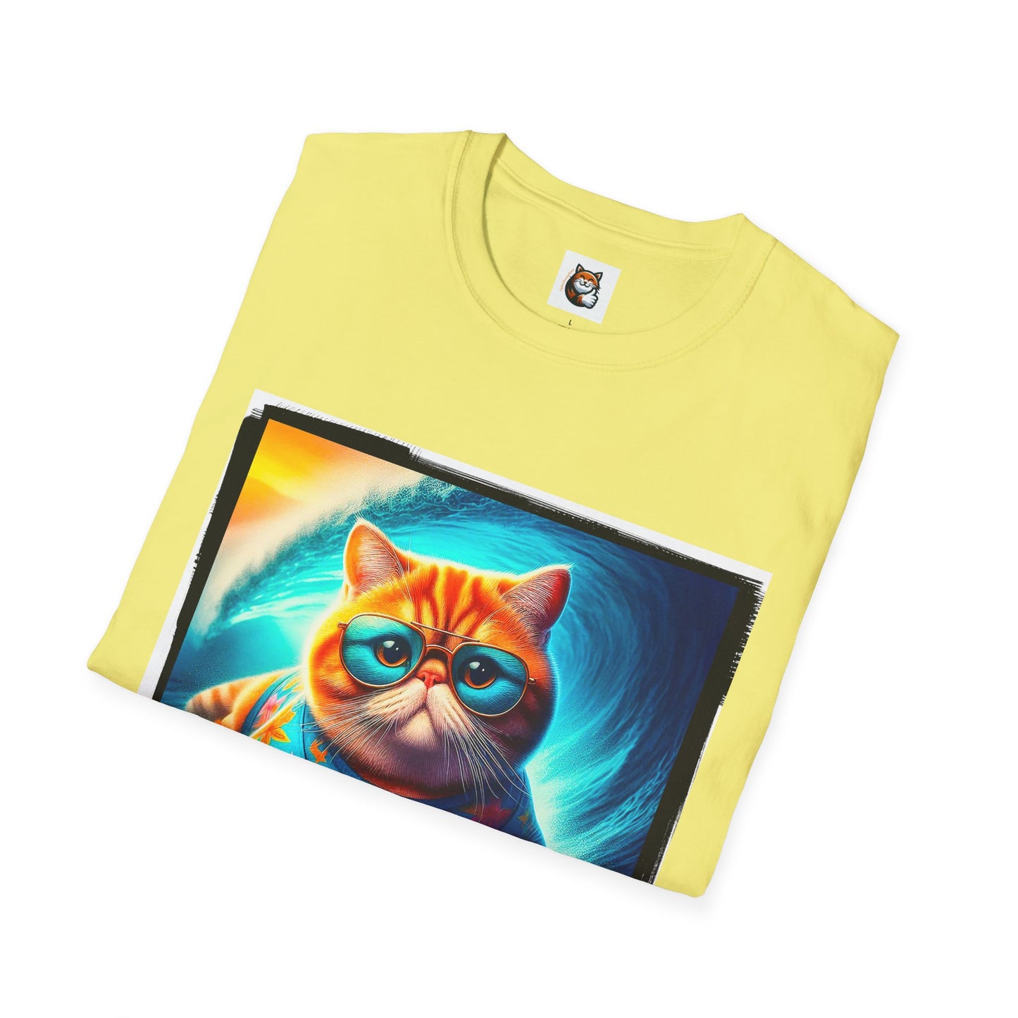 Exotic Shorthair Cat Unisex Softstyle T-Shirt
