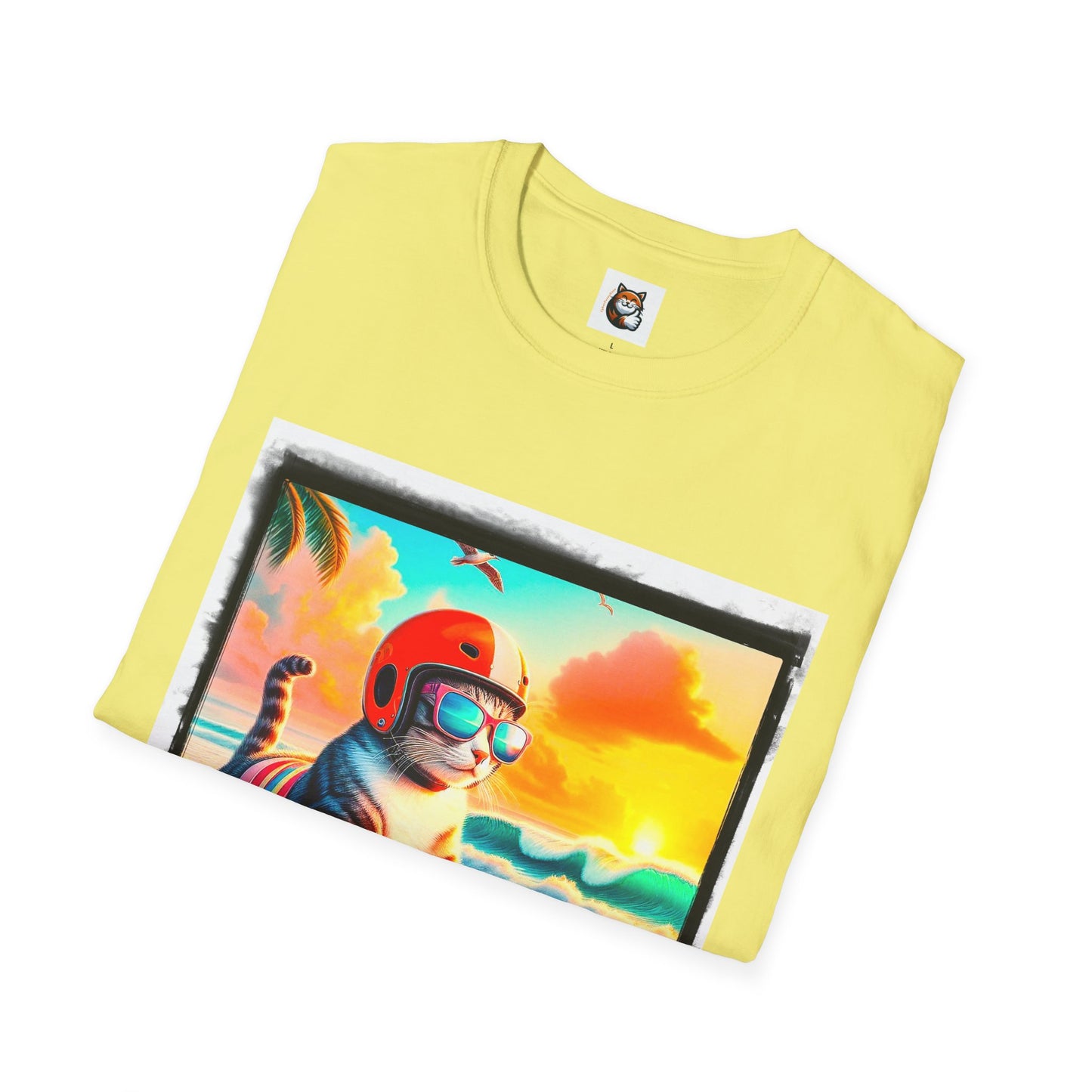 Domestic Cat Unisex Softstyle T-Shirt