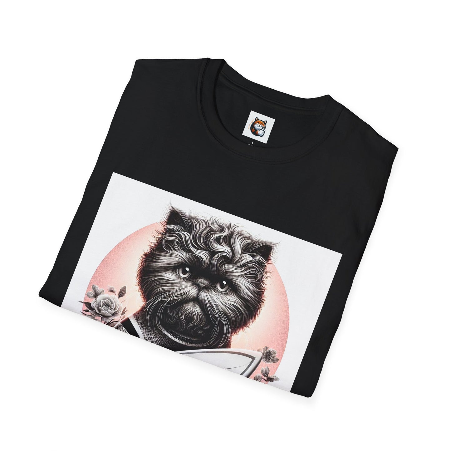 Selkirk Rex Cat T-Shirt fluffy surfer girl