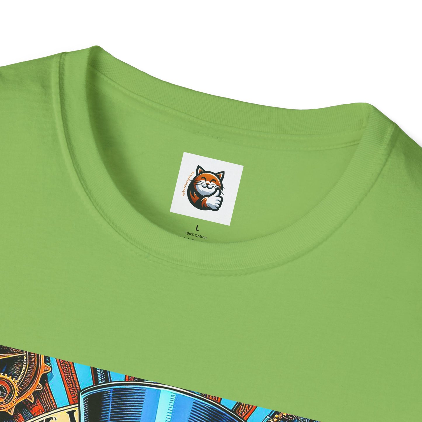 Russian Blue Cat Unisex Softstyle T-Shirt