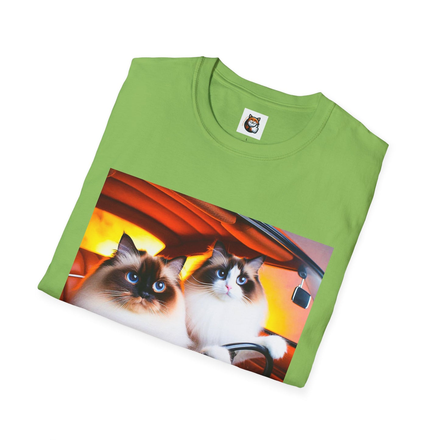 Wacky Ragdoll Unisex Softstyle T-Shirt