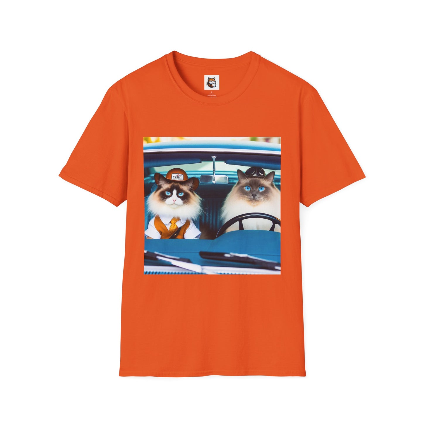 Wacky Ragdoll fun couple driving T-Shirt