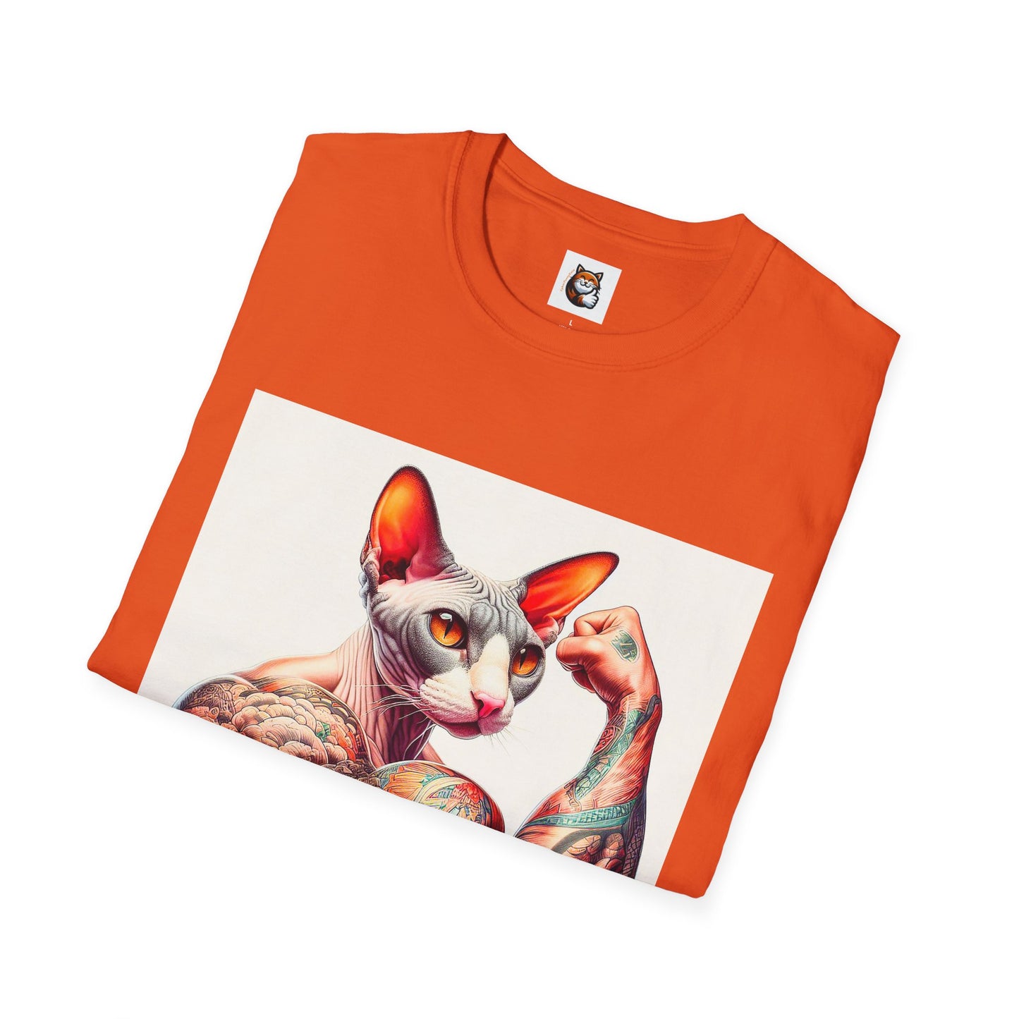 Cornish Rex Cat muscles  T-Shirt
