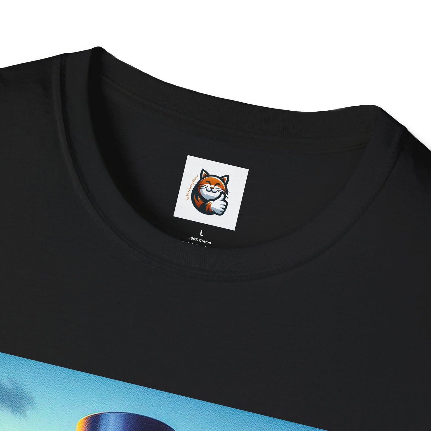 Russian Blue Cat driving couple  T-Shirt