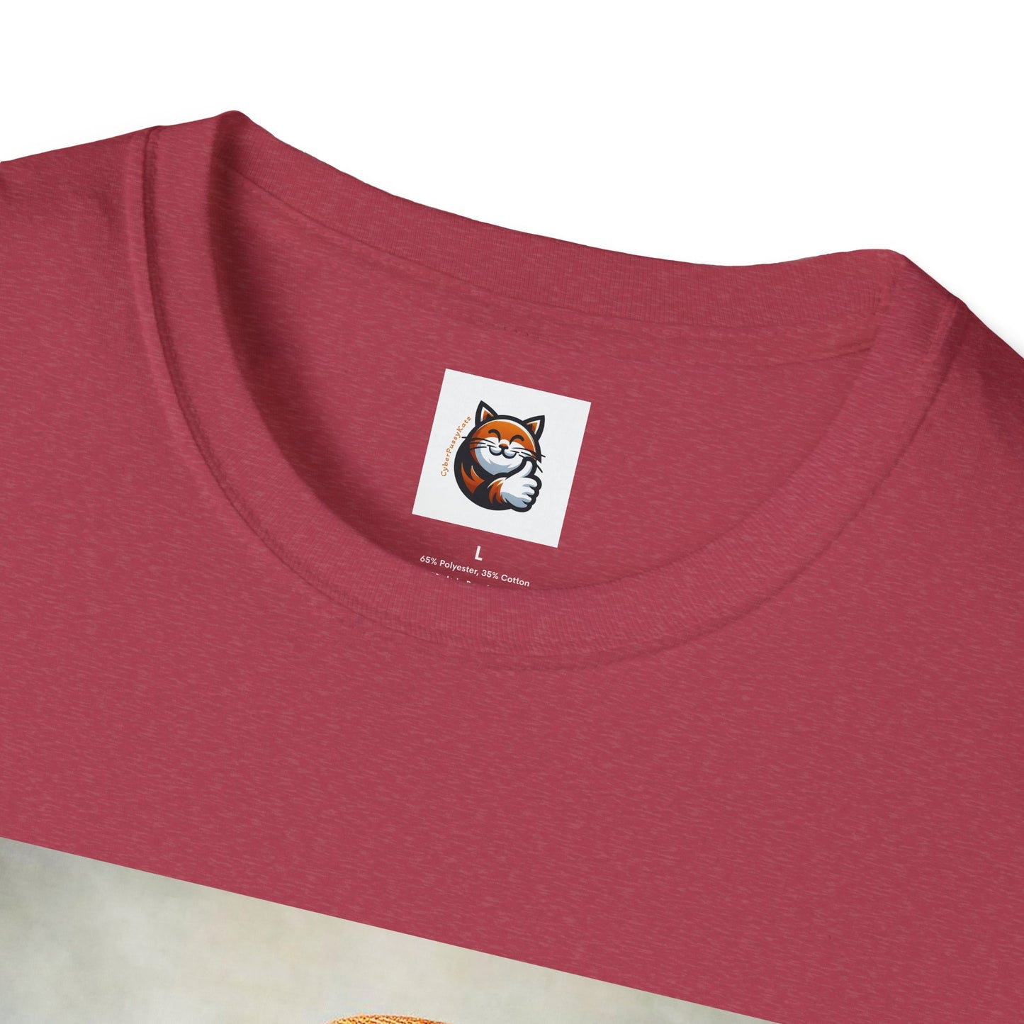 British Shorthair  hat and bow Unisex Softstyle T-Shirt