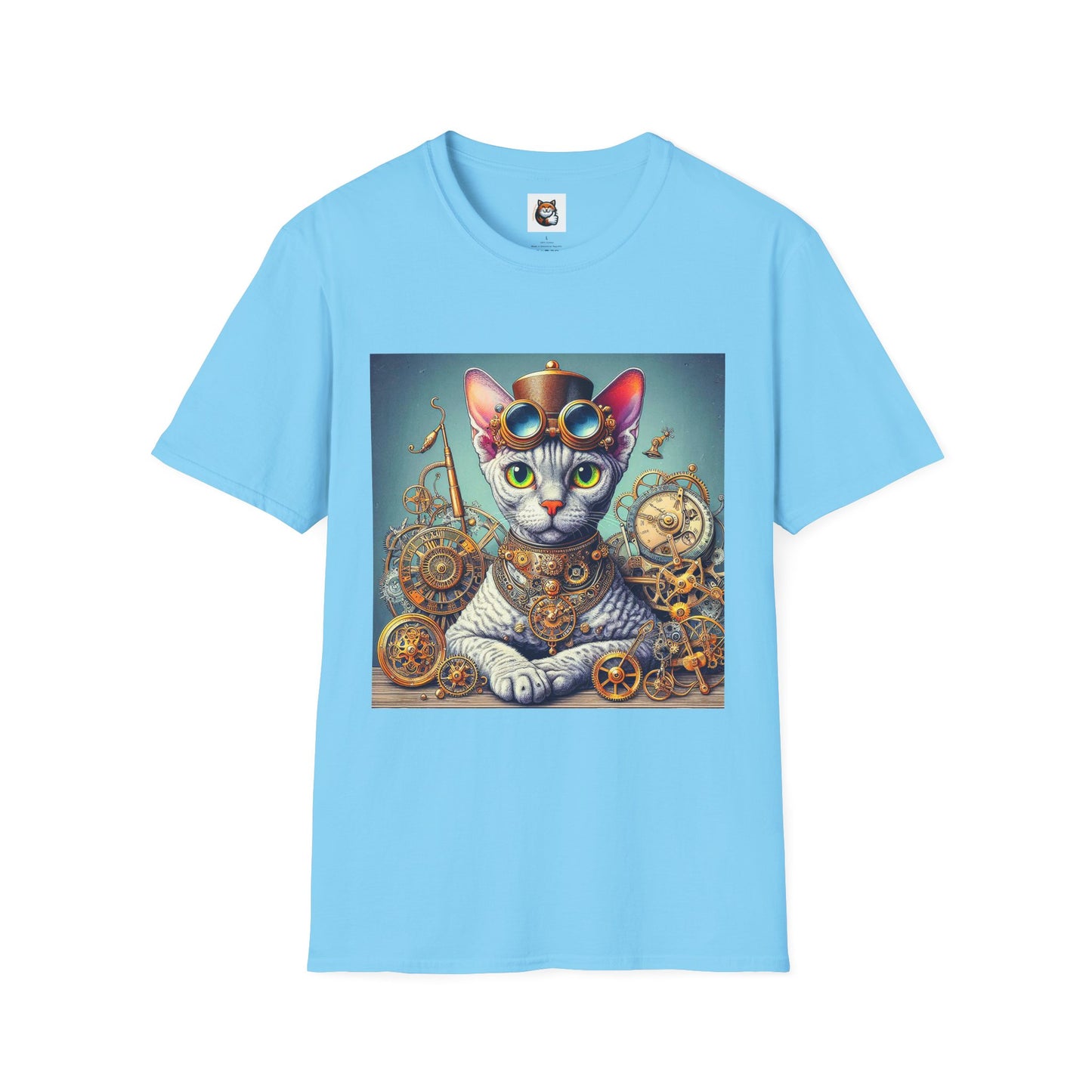 Devon Rex Cat Unisex Softstyle T-Shirt