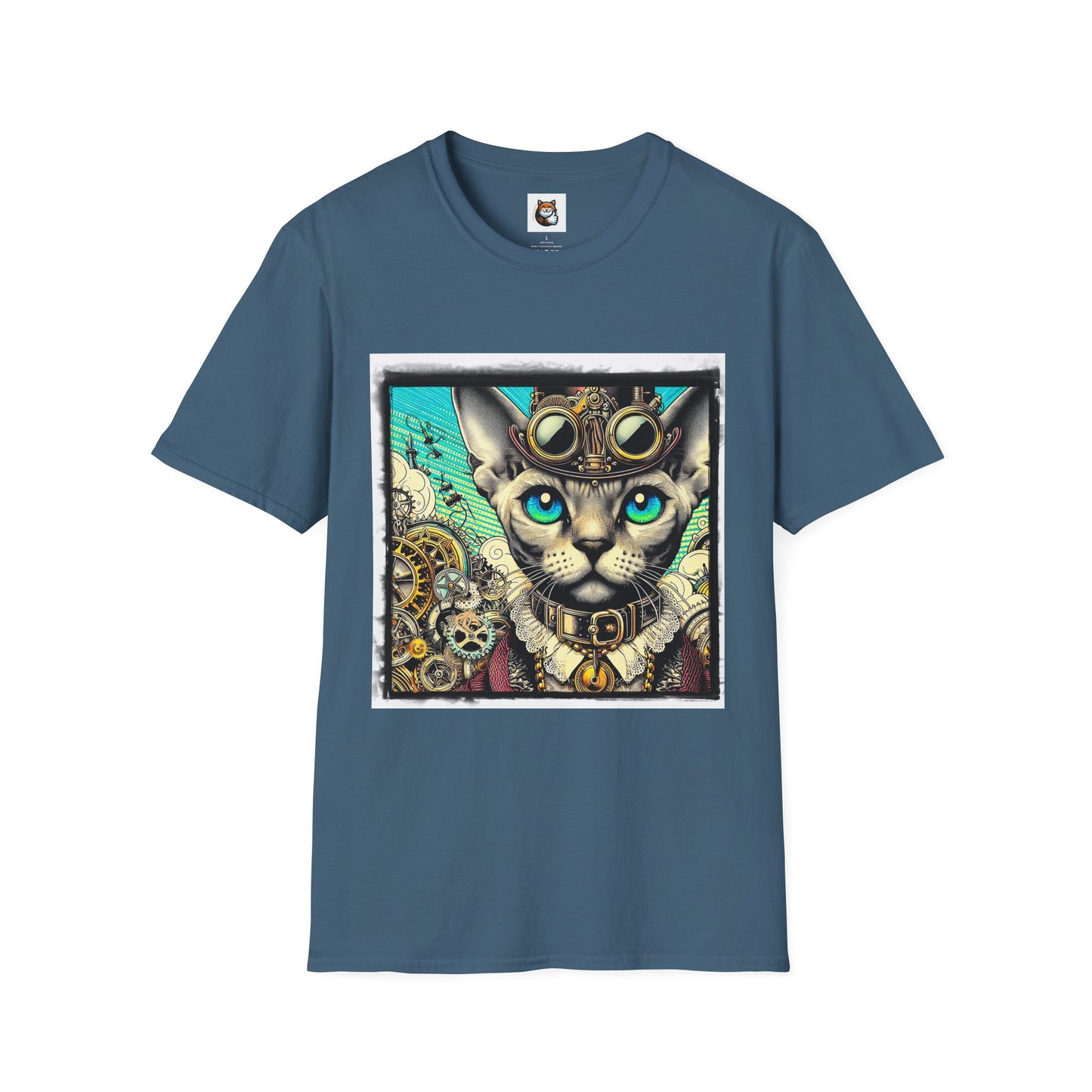 Devon Rex Cat Unisex Softstyle T-Shirt