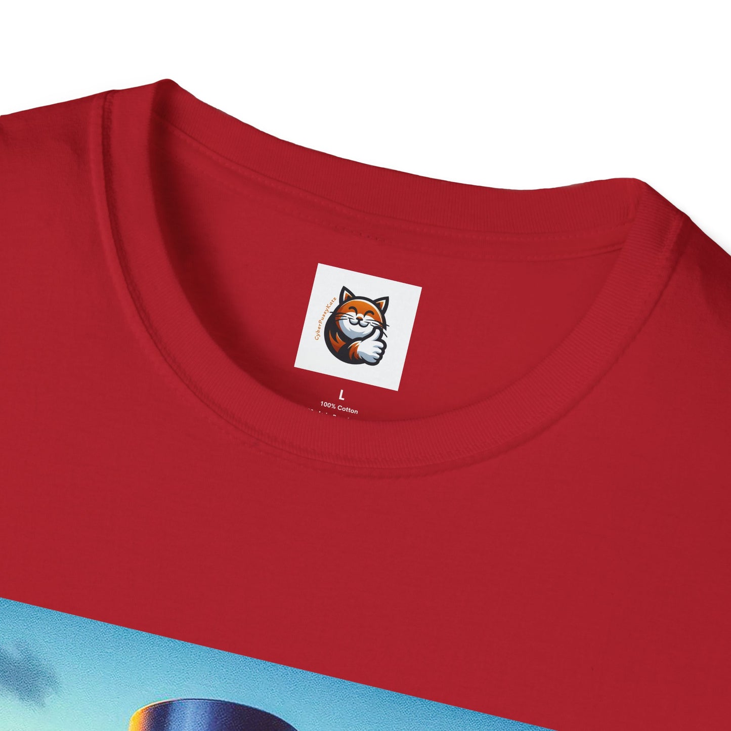 Russian Blue Cat driving couple  T-Shirt