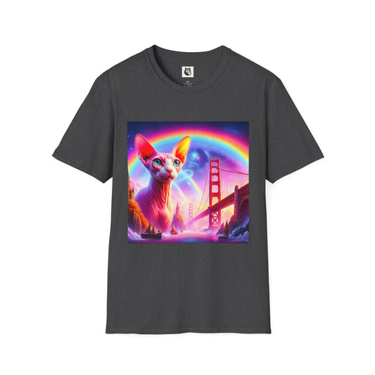 Sphynx Cat rainbow colors