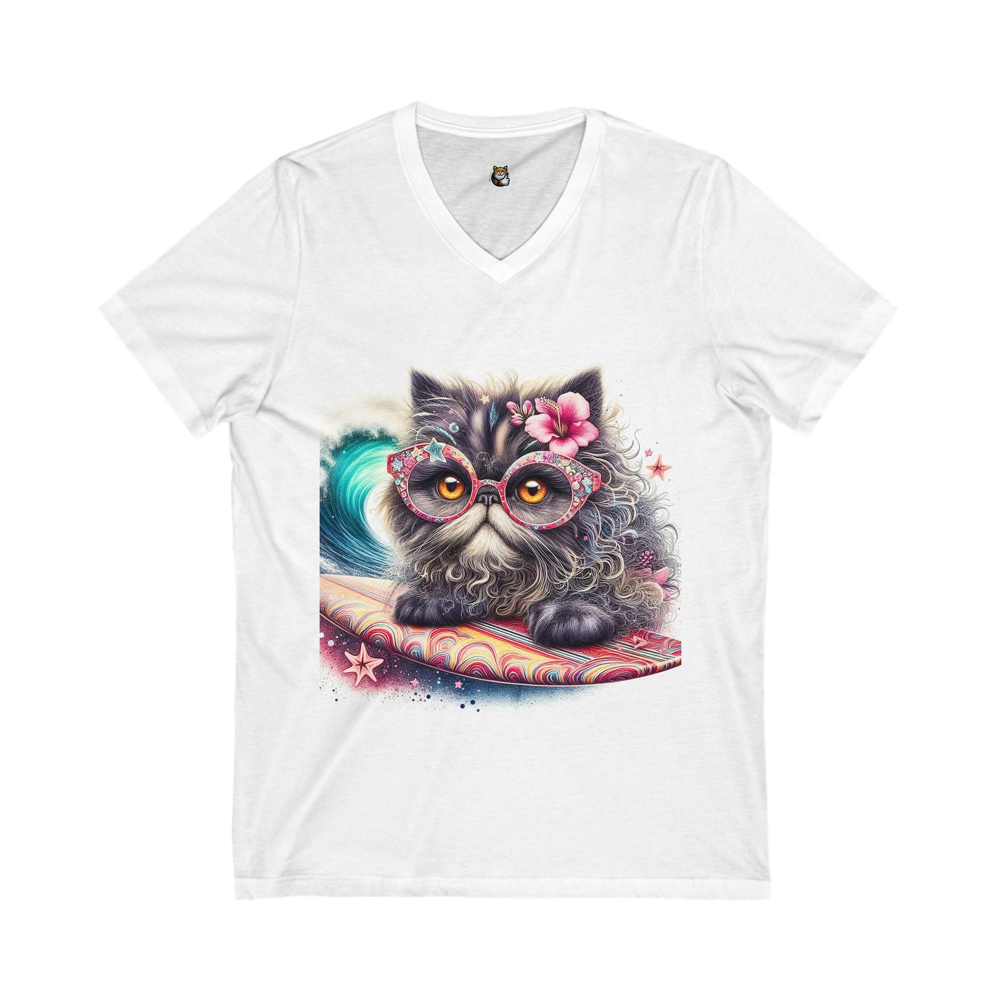 Selkirk Rex Design V-Neck little baby