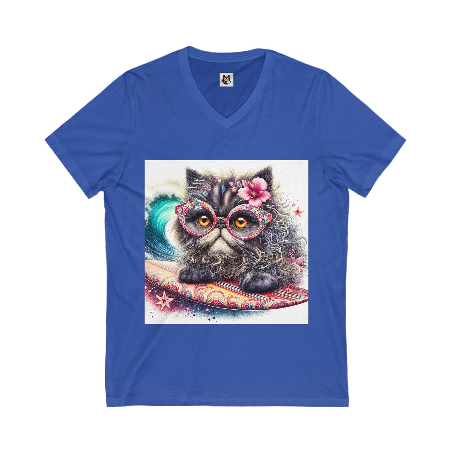 Selkirk Rex Design V-Neck little baby
