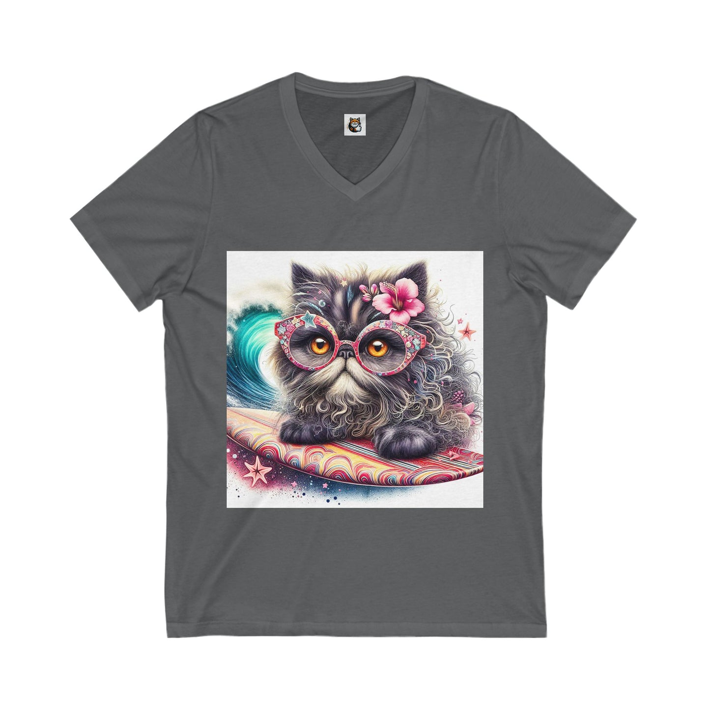 Selkirk Rex Design V-Neck little baby