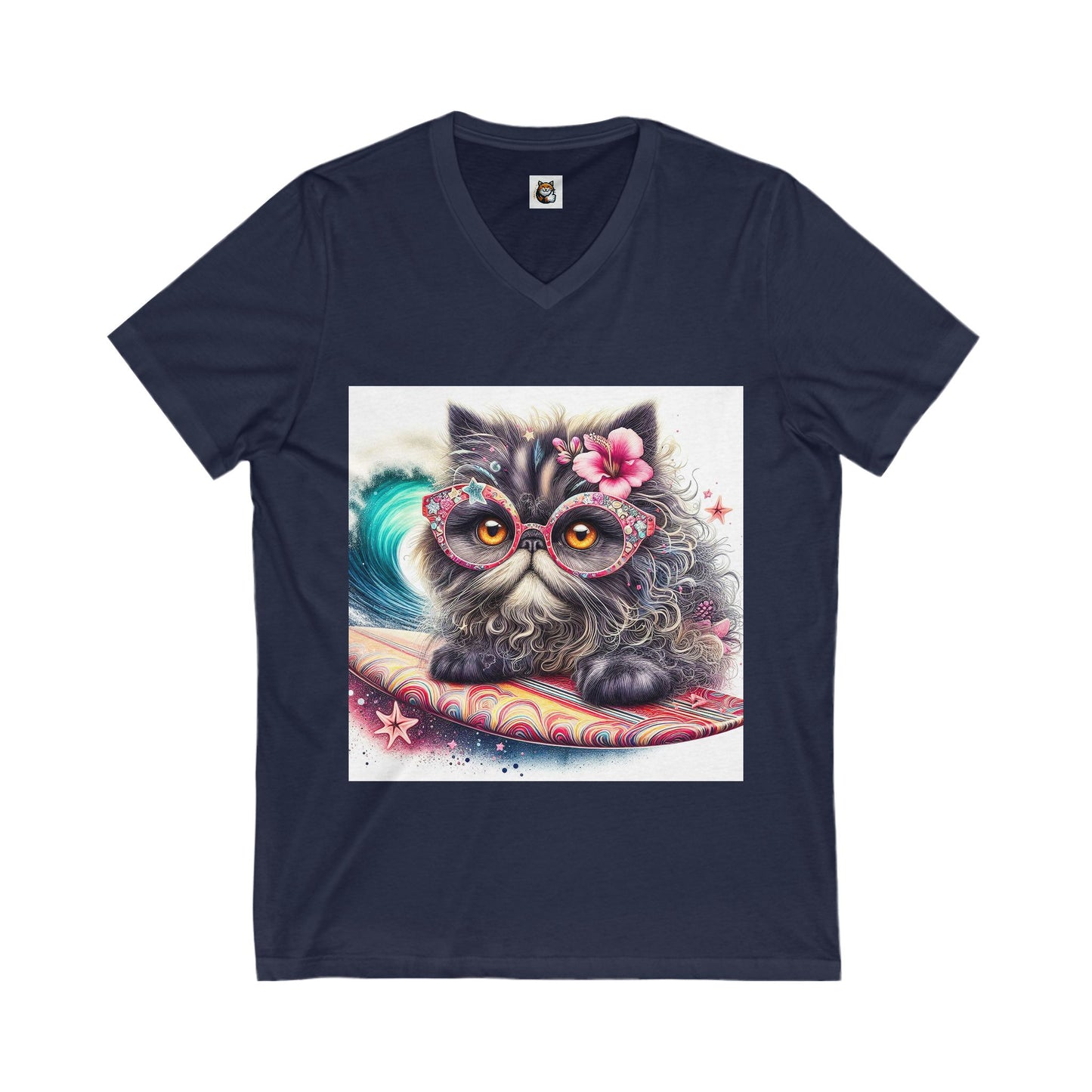 Selkirk Rex Design V-Neck little baby