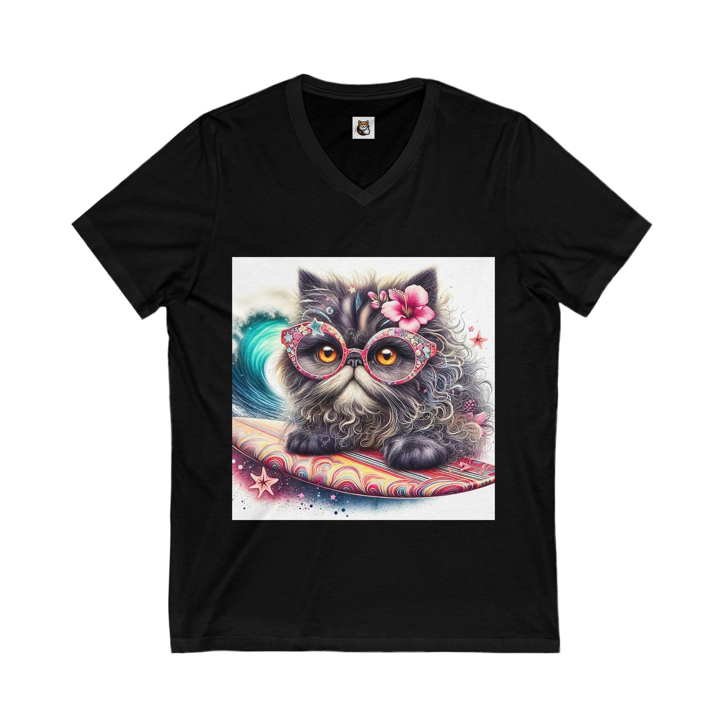 Selkirk Rex Design V-Neck little baby