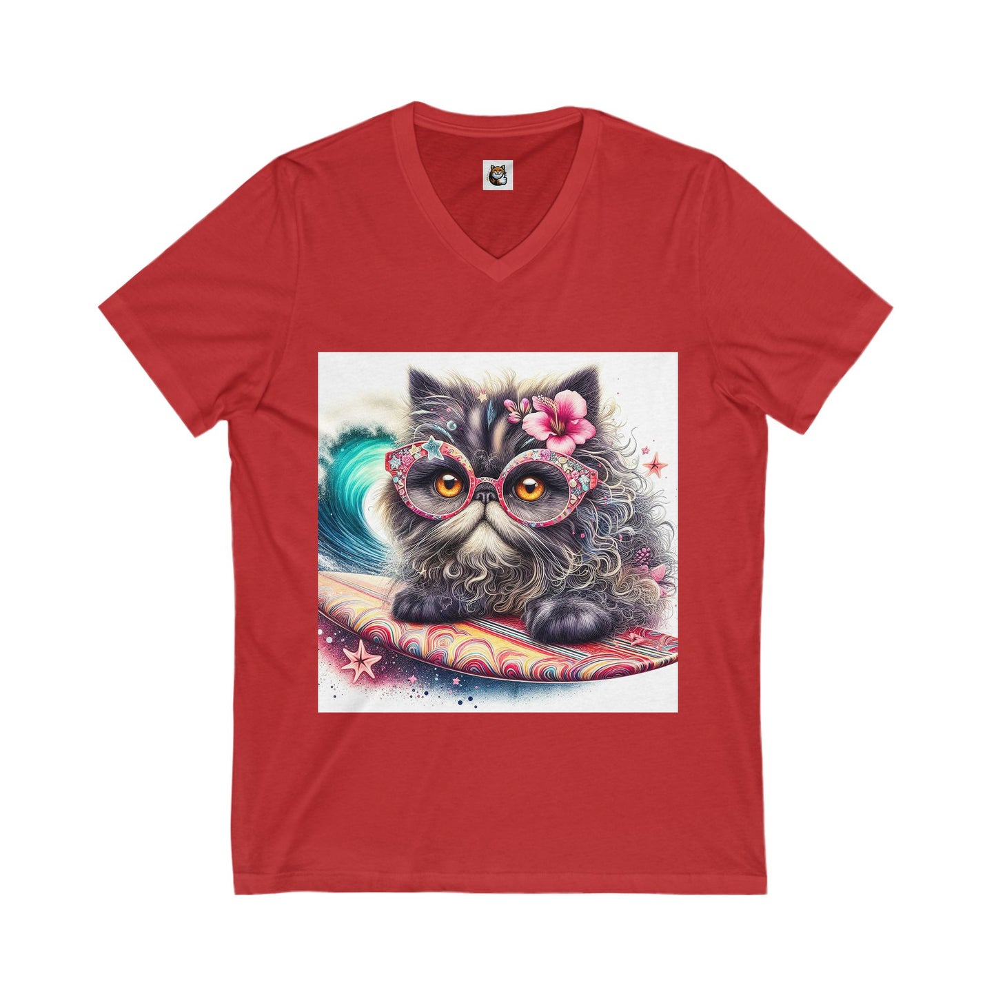 Selkirk Rex Design V-Neck little baby