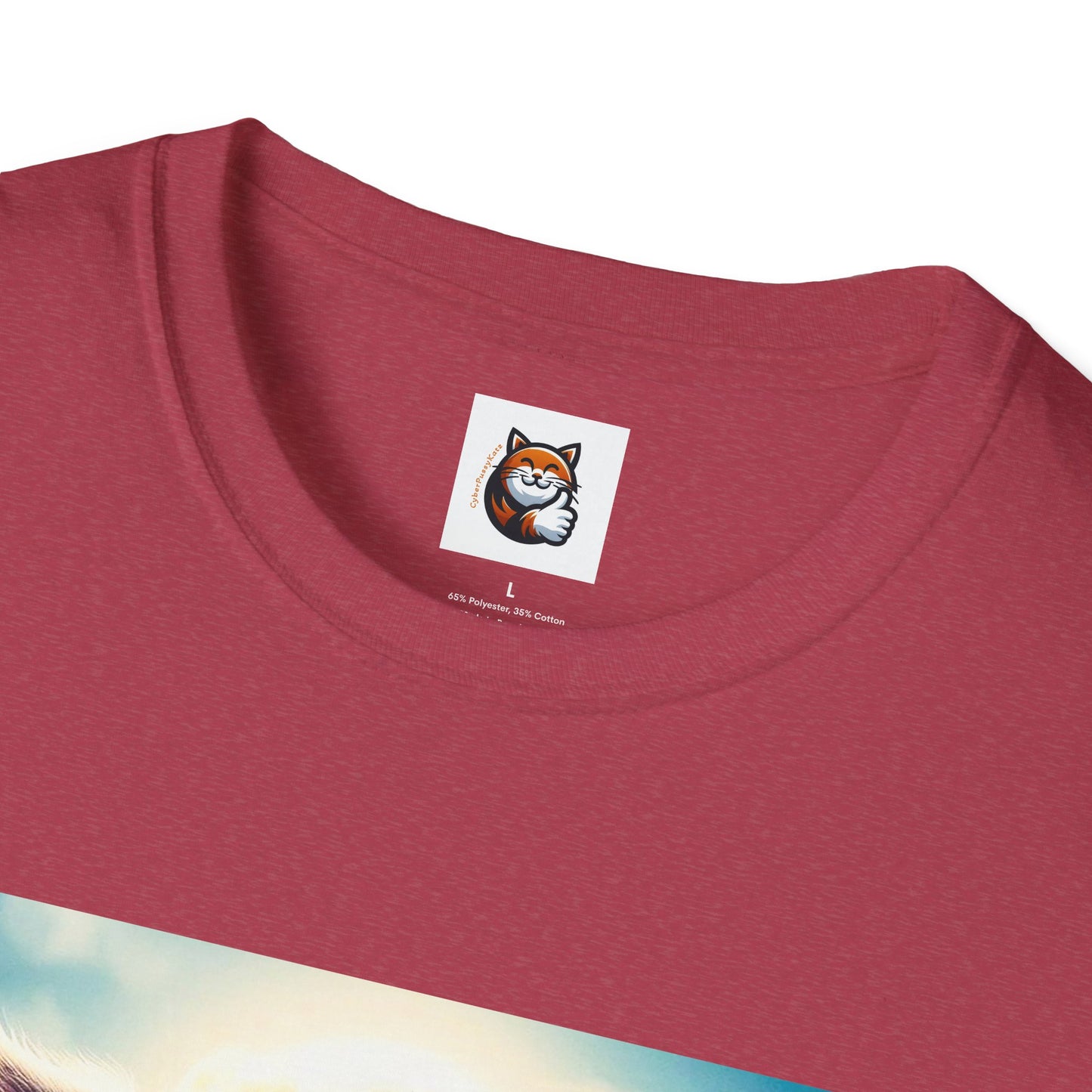 Selkirk Rex Cat T-Shirt  beach day
