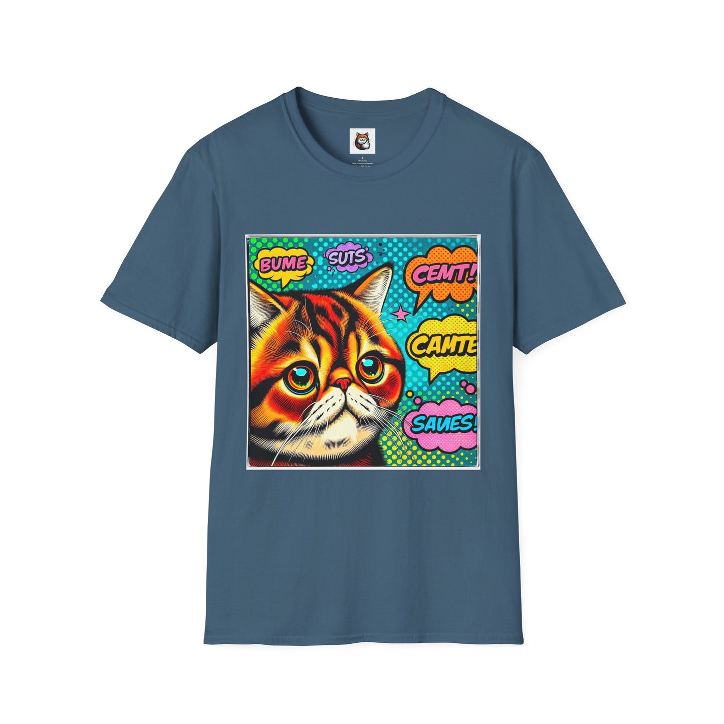 Exotic Shorthair Cat Unisex Softstyle T-Shirt