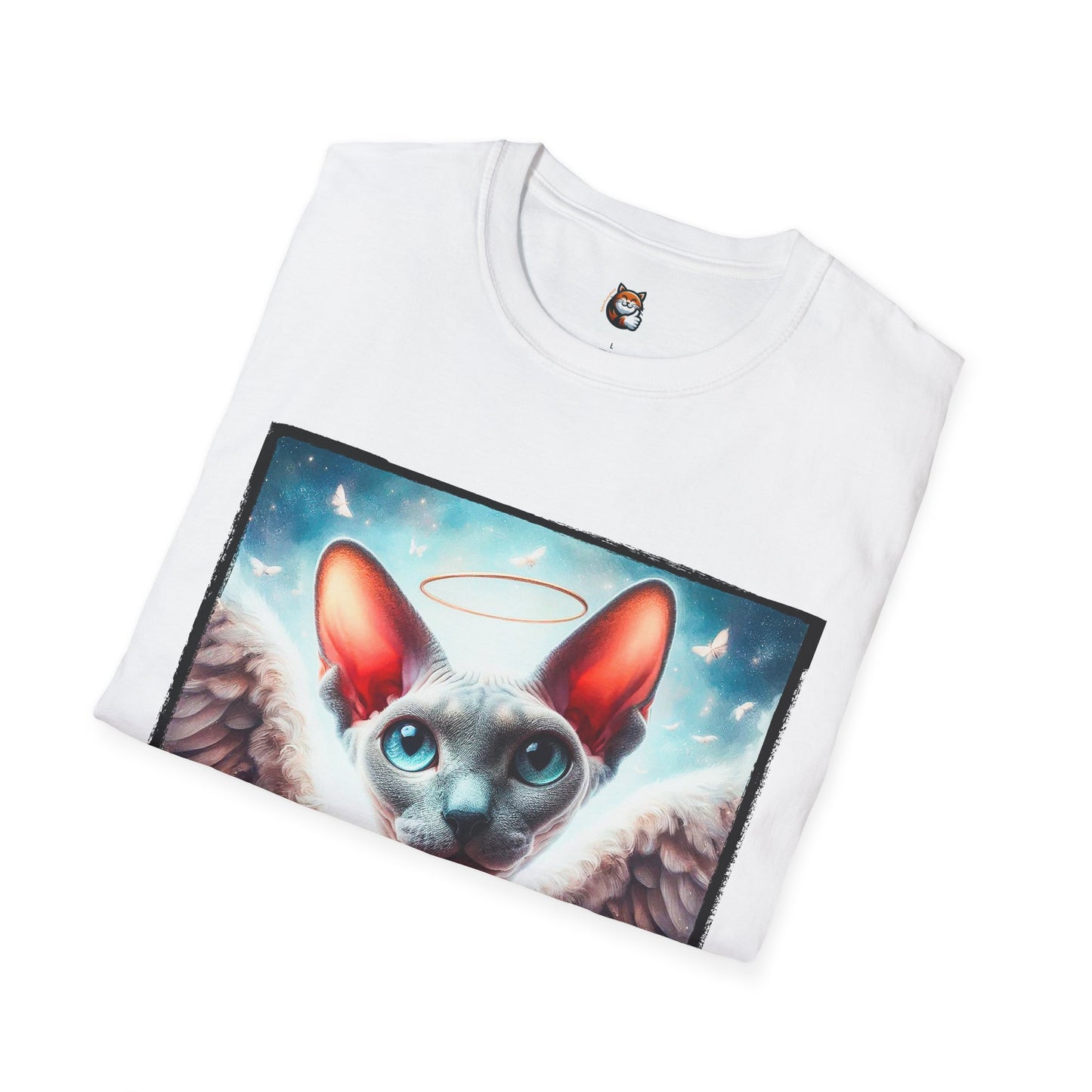 Cornish Rex Cat heavenly Angel  T-Shirt