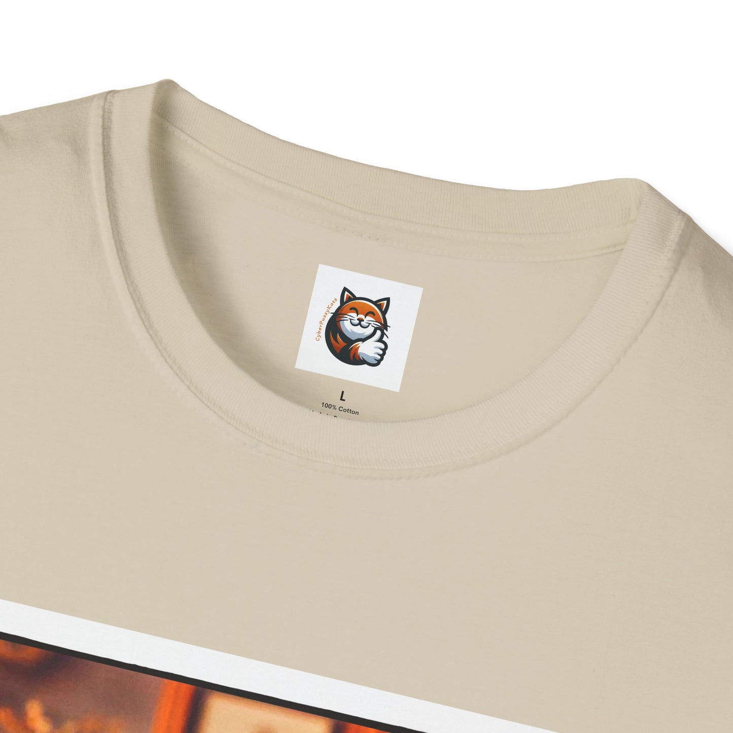 Devon Rex bow and tie Unisex Softstyle T-Shirt