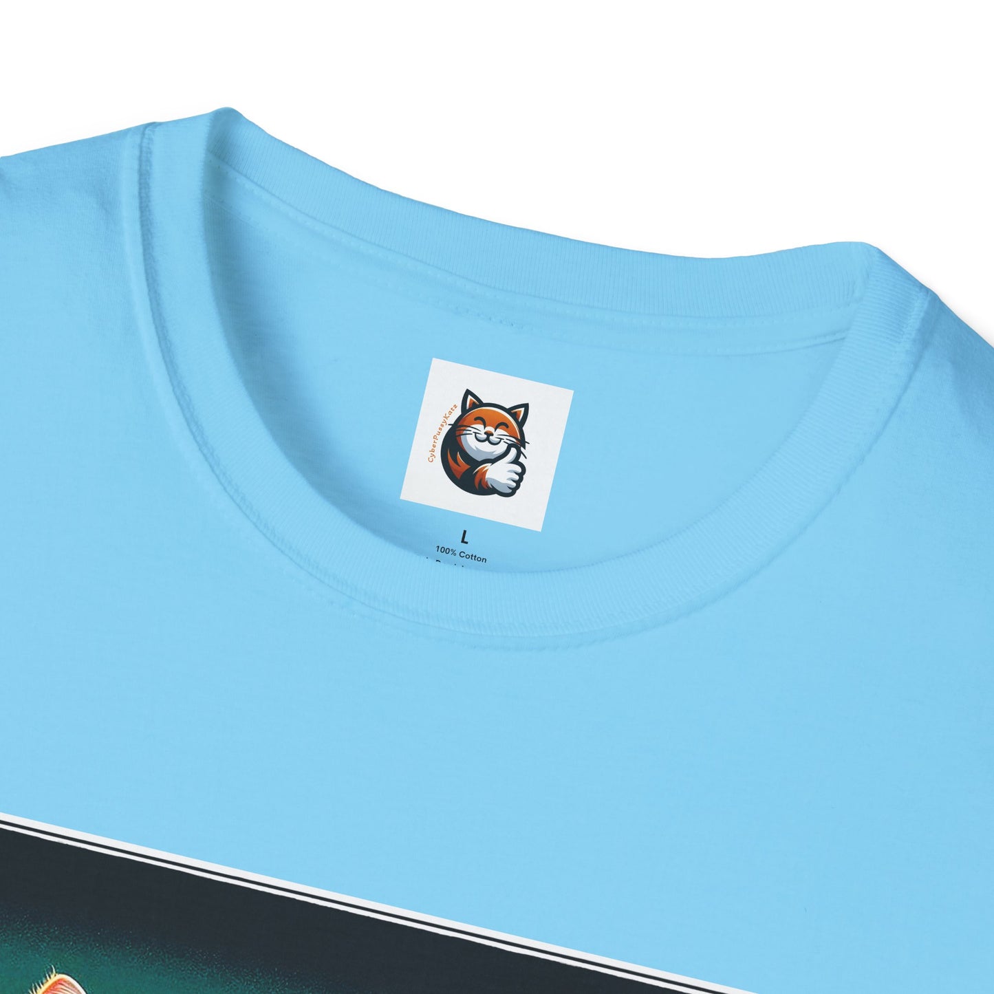 Wacky Exotic Shorthair Cat Unisex Softstyle T-Shirt