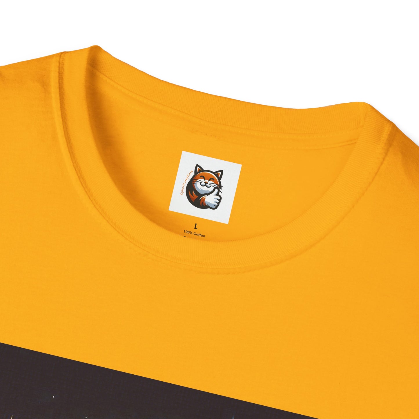 Wacky Domestic Cat Unisex Softstyle T-Shirt