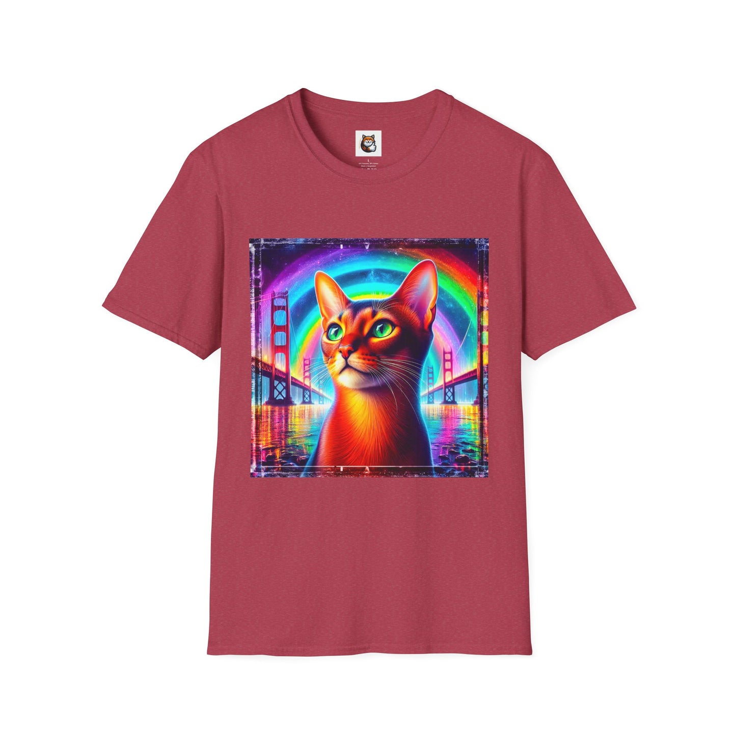 Abyssinian rainbow Softstyle T-Shirt