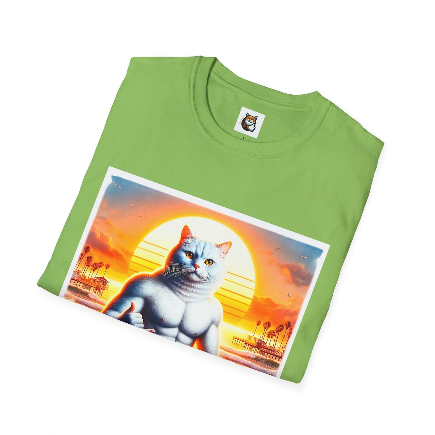 Domestic Cat Unisex Softstyle T-Shirt