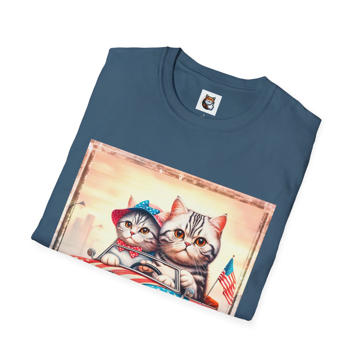 Wacky American Shorthair Unisex Softstyle T-Shirt