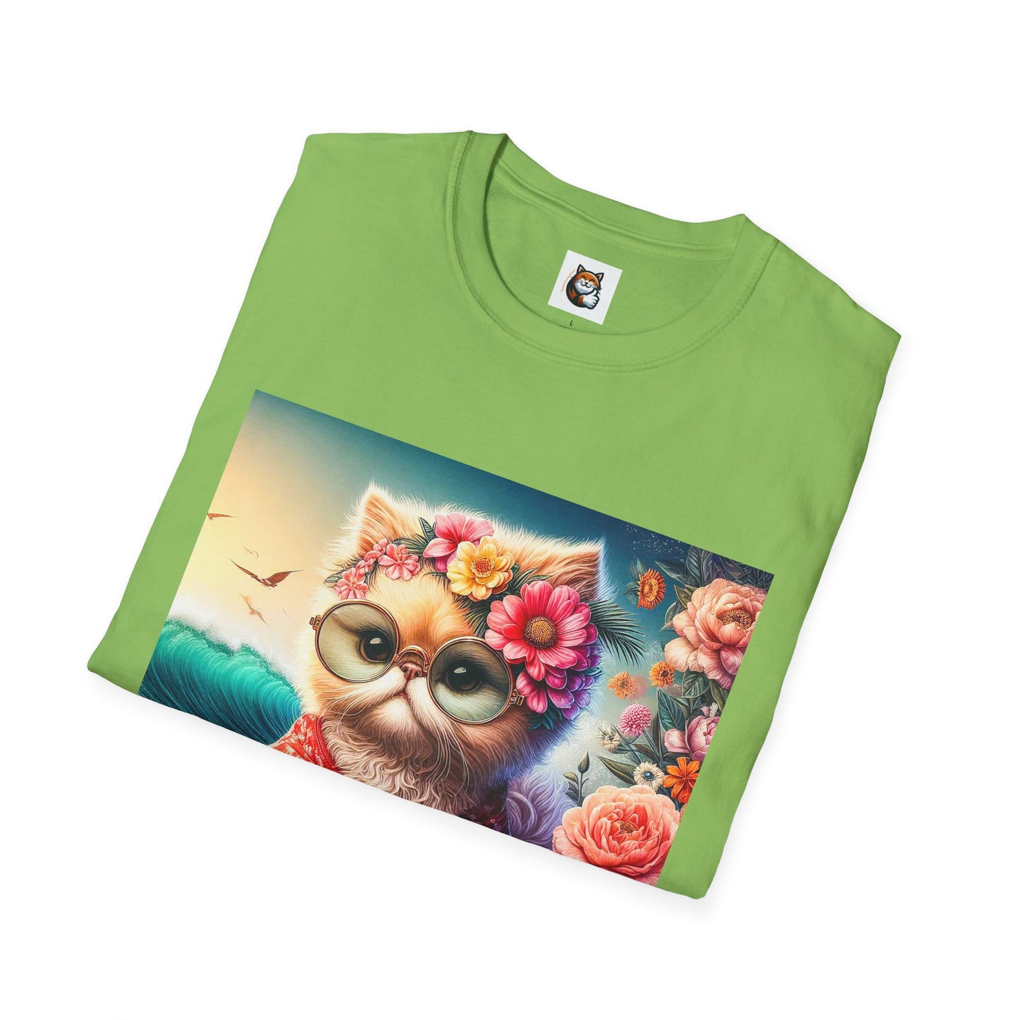 Selkirk Rex Cat T-Shirt beach babe