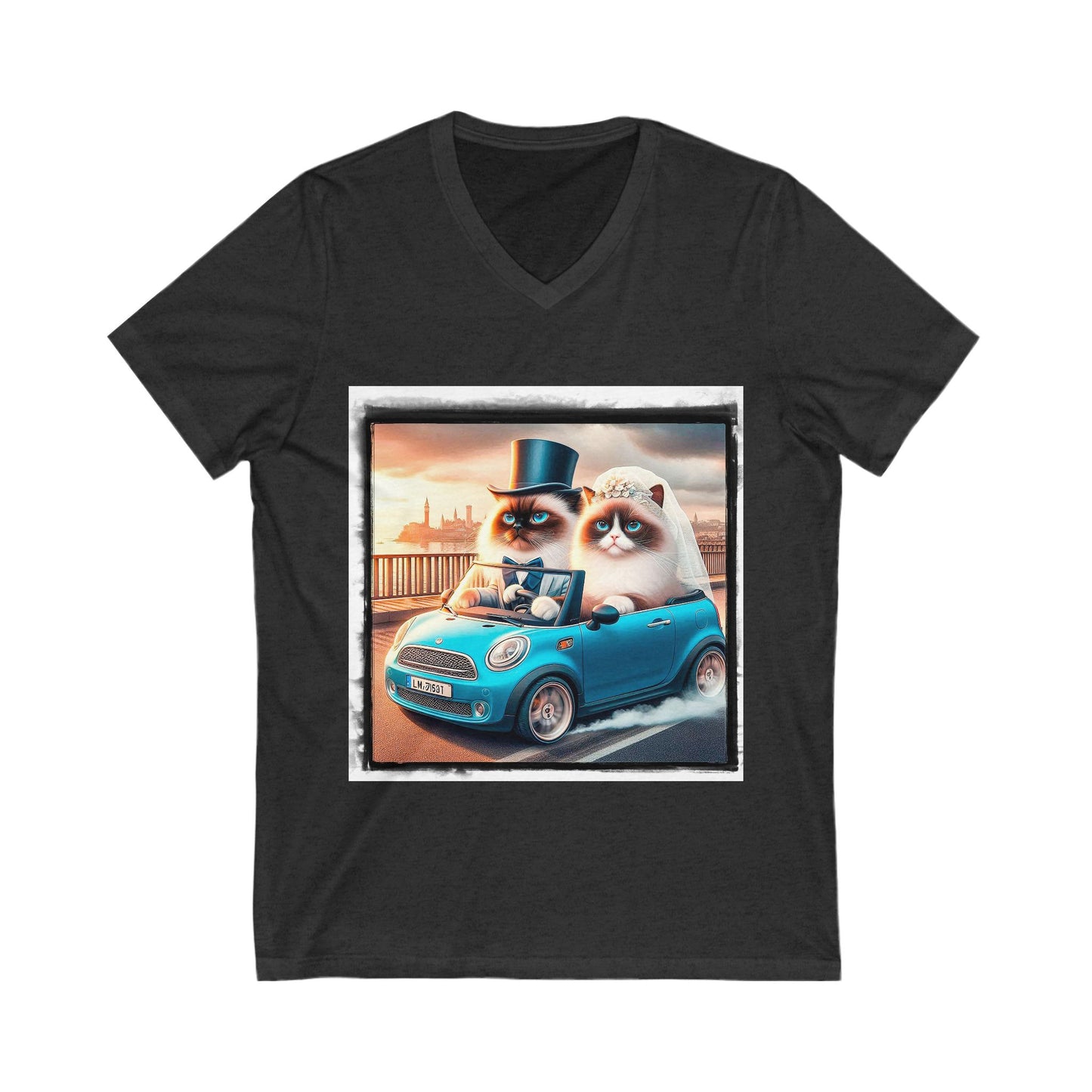 Wacky Birman Unisex Jersey Short Sleeve V-Neck Tee