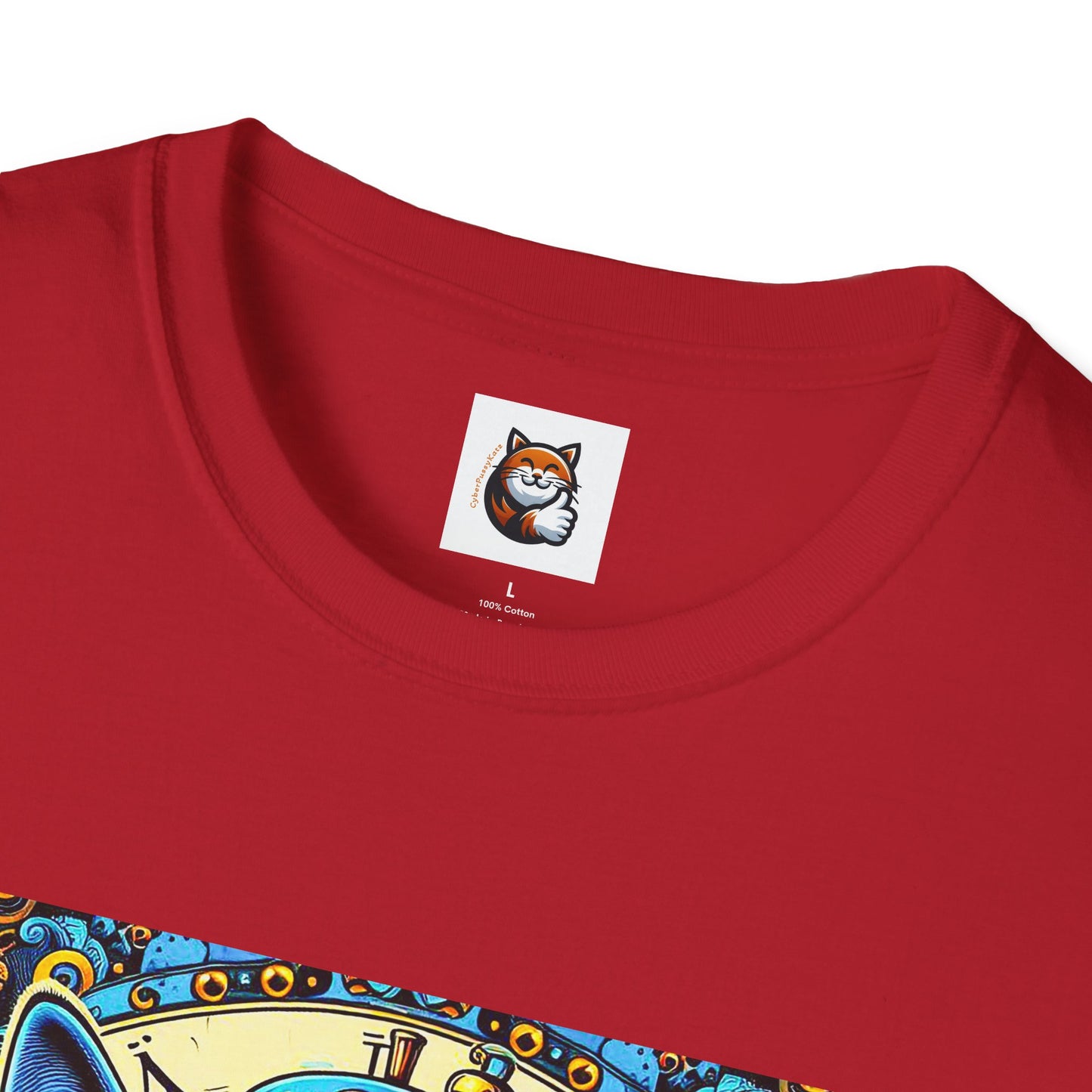 Russian Blue Cat steam punk T-Shirt
