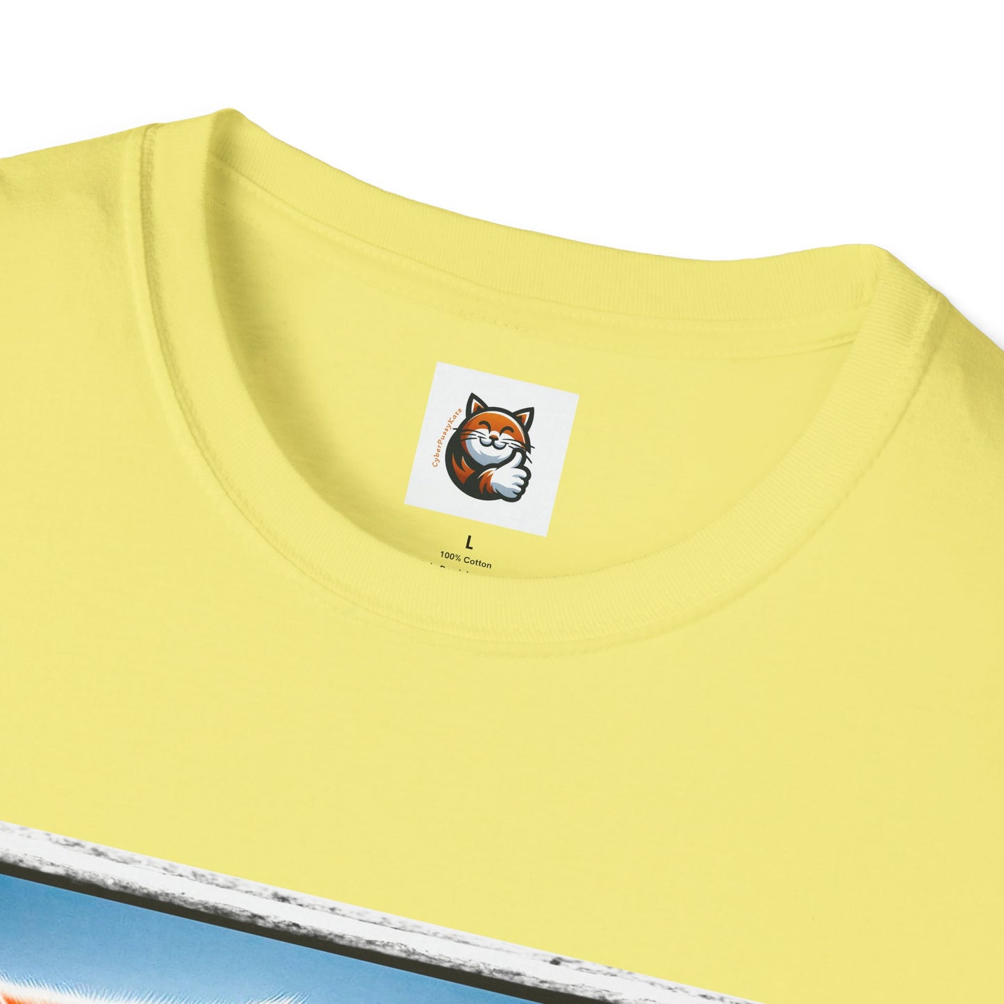 Wacky Exotic Shorthair Cat Unisex Softstyle T-Shirt