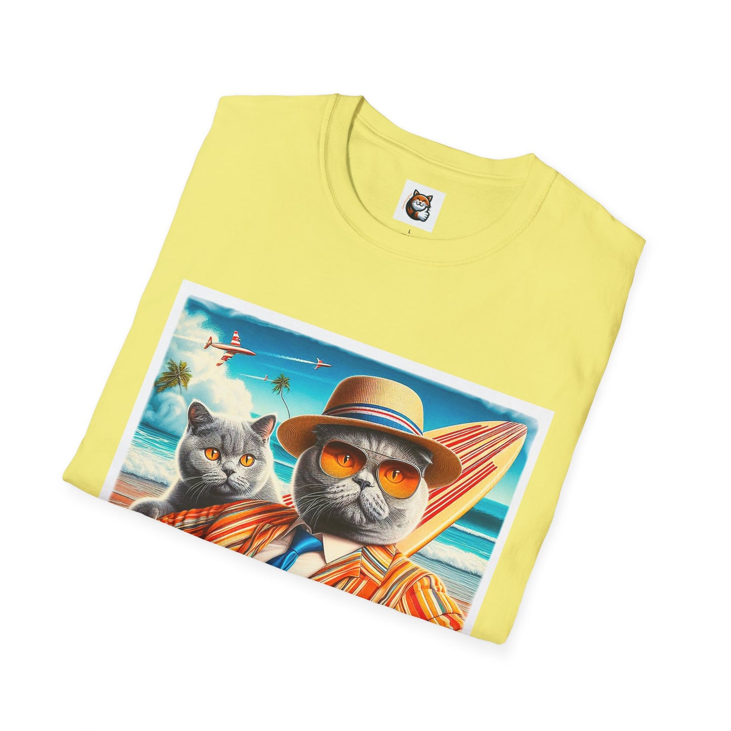 British Shorthair man in suit Softstyle T-Shirt