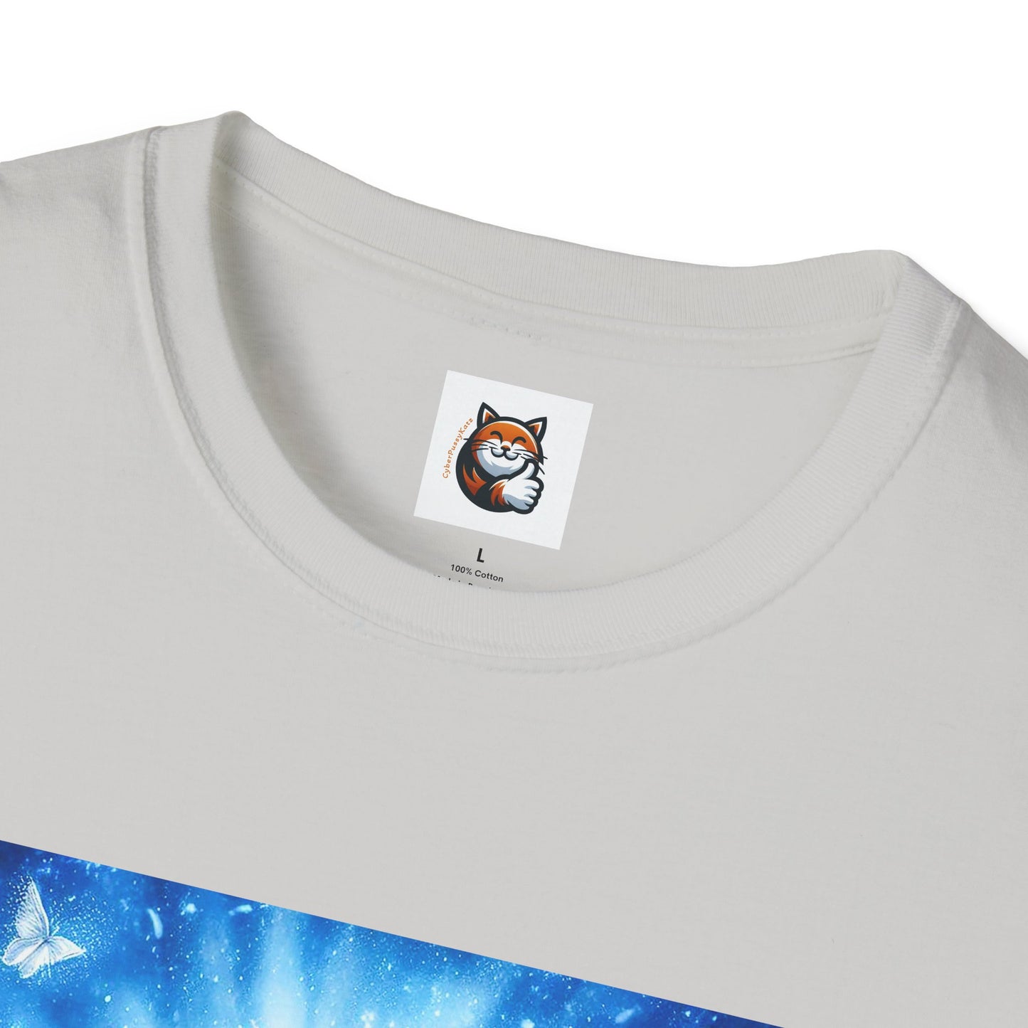 Russian Blue Cat Unisex Softstyle T-Shirt