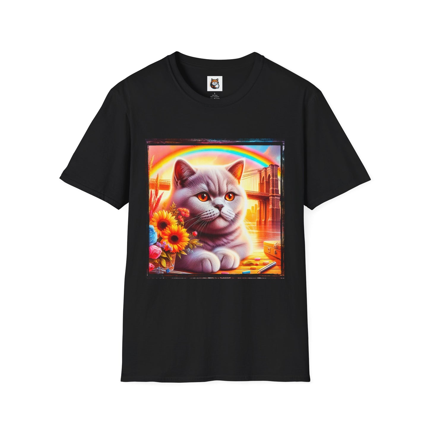 British Shorthair Unisex Softstyle T-Shirt
