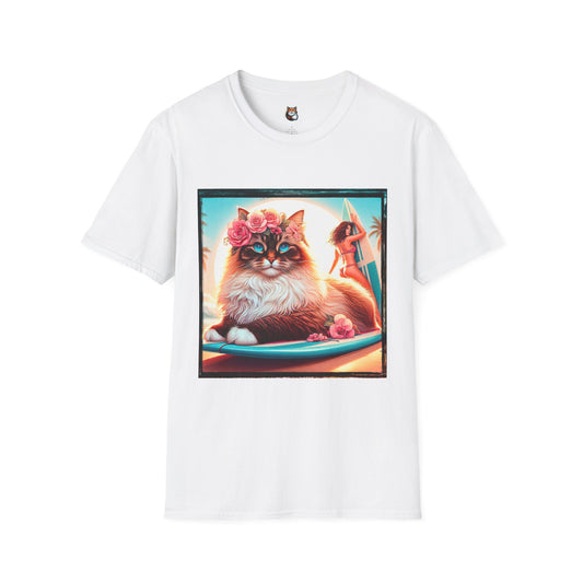 Birman hawaiian girl Softstyle T-Shirt
