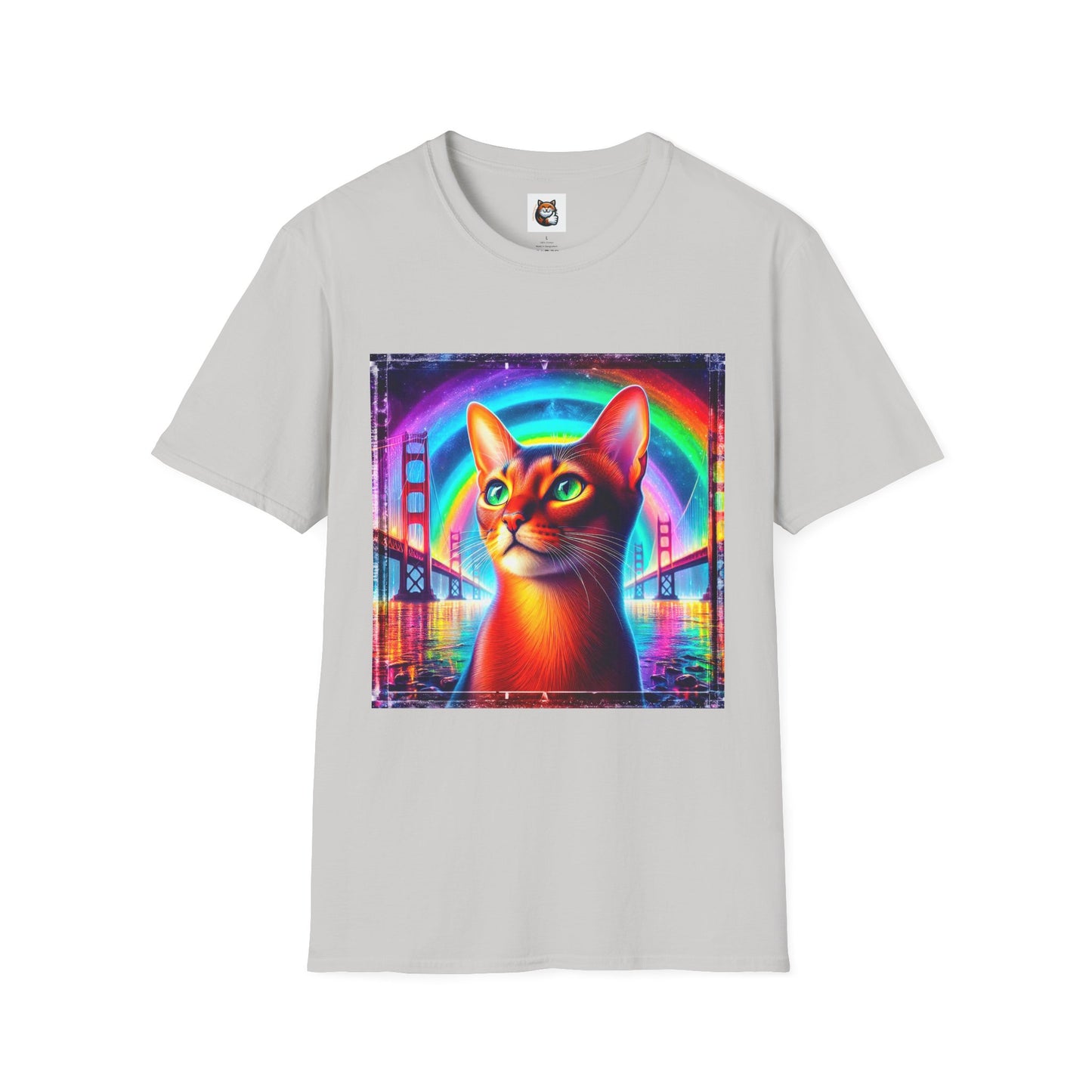 Abyssinian rainbow Softstyle T-Shirt