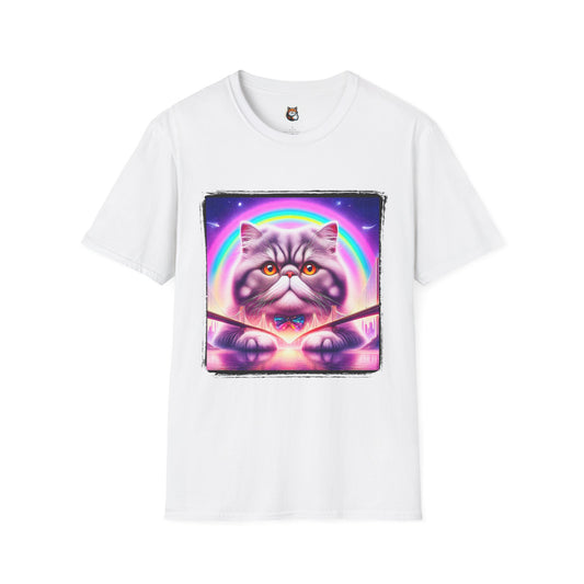 Exotic Shorthair Cat Unisex Softstyle T-Shirt