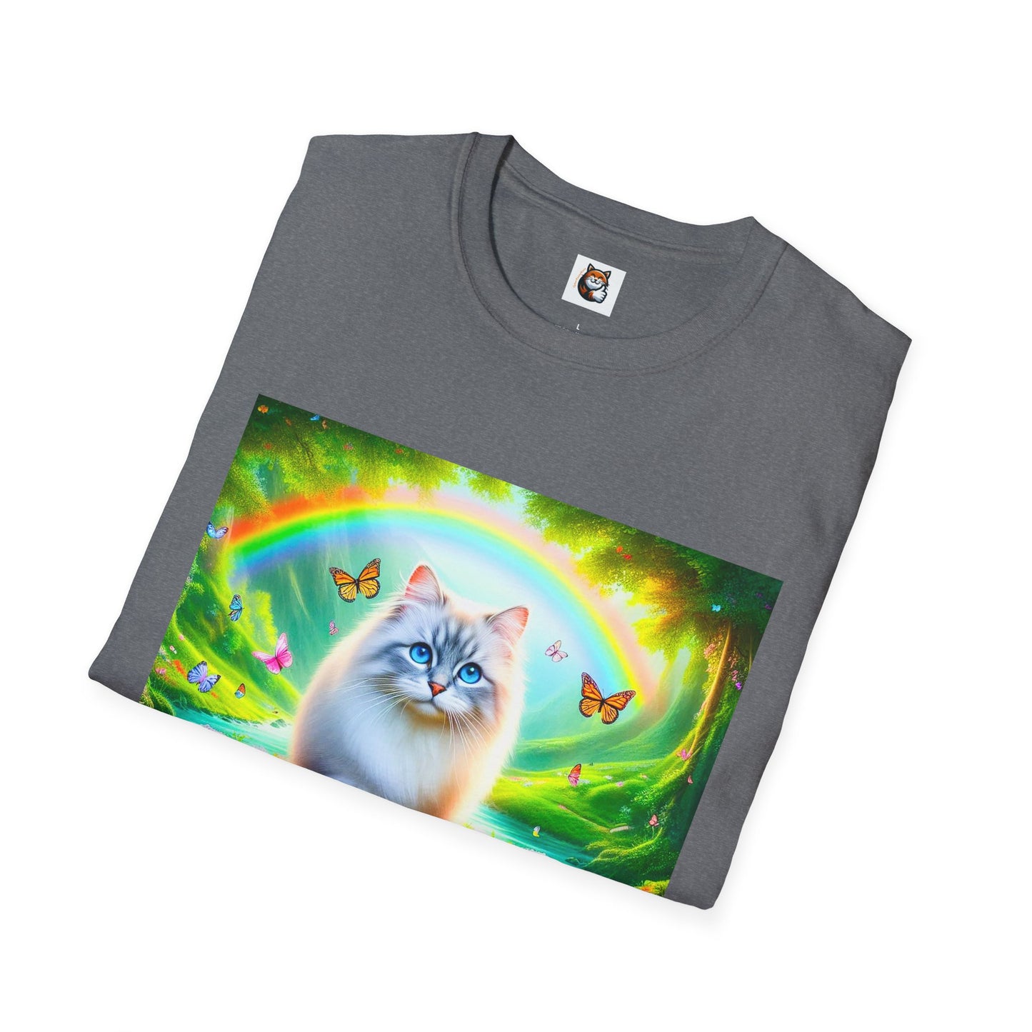 Siberian Cat pretty garden shirt