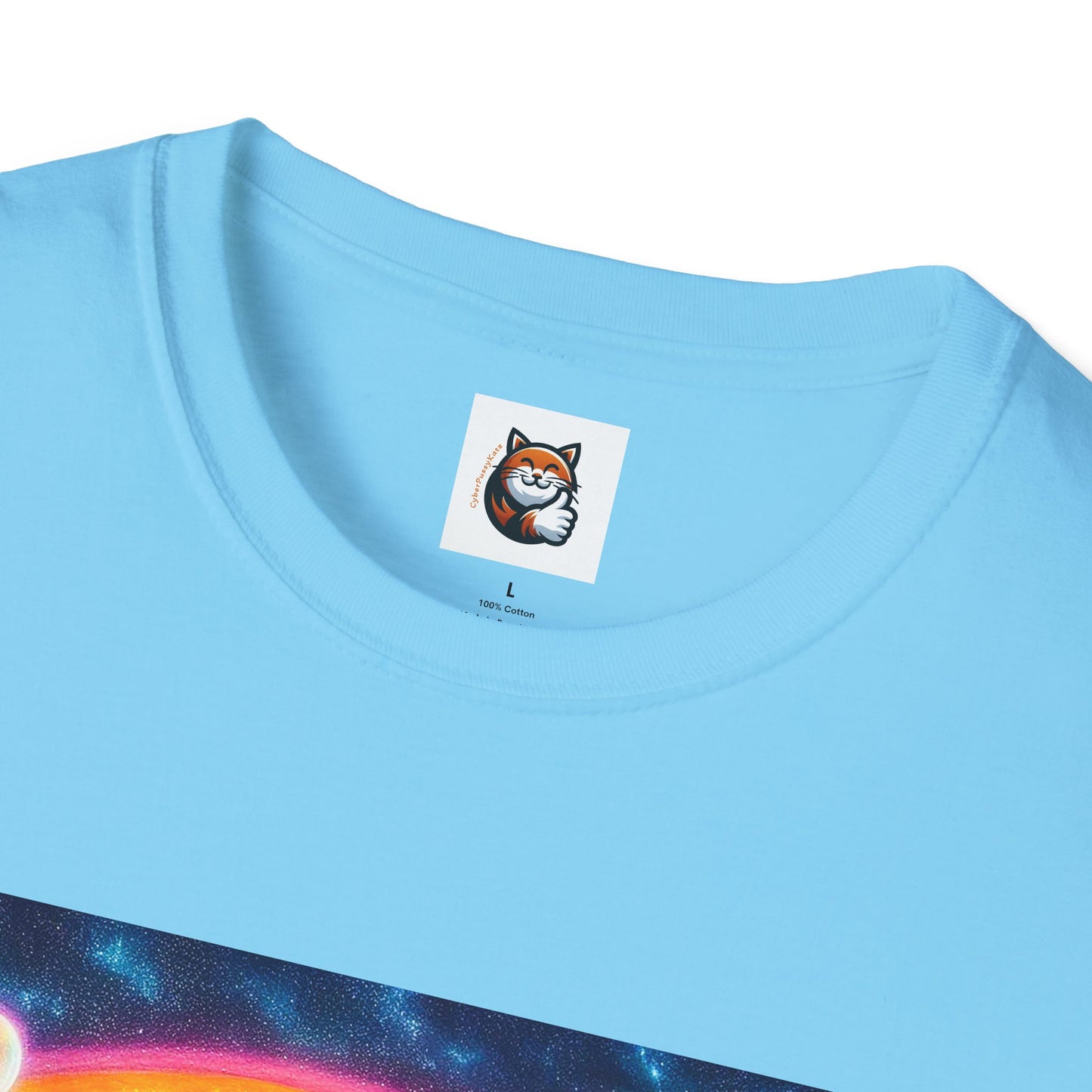 Scottish Fold Cat pretty rainbow  T-Shirt